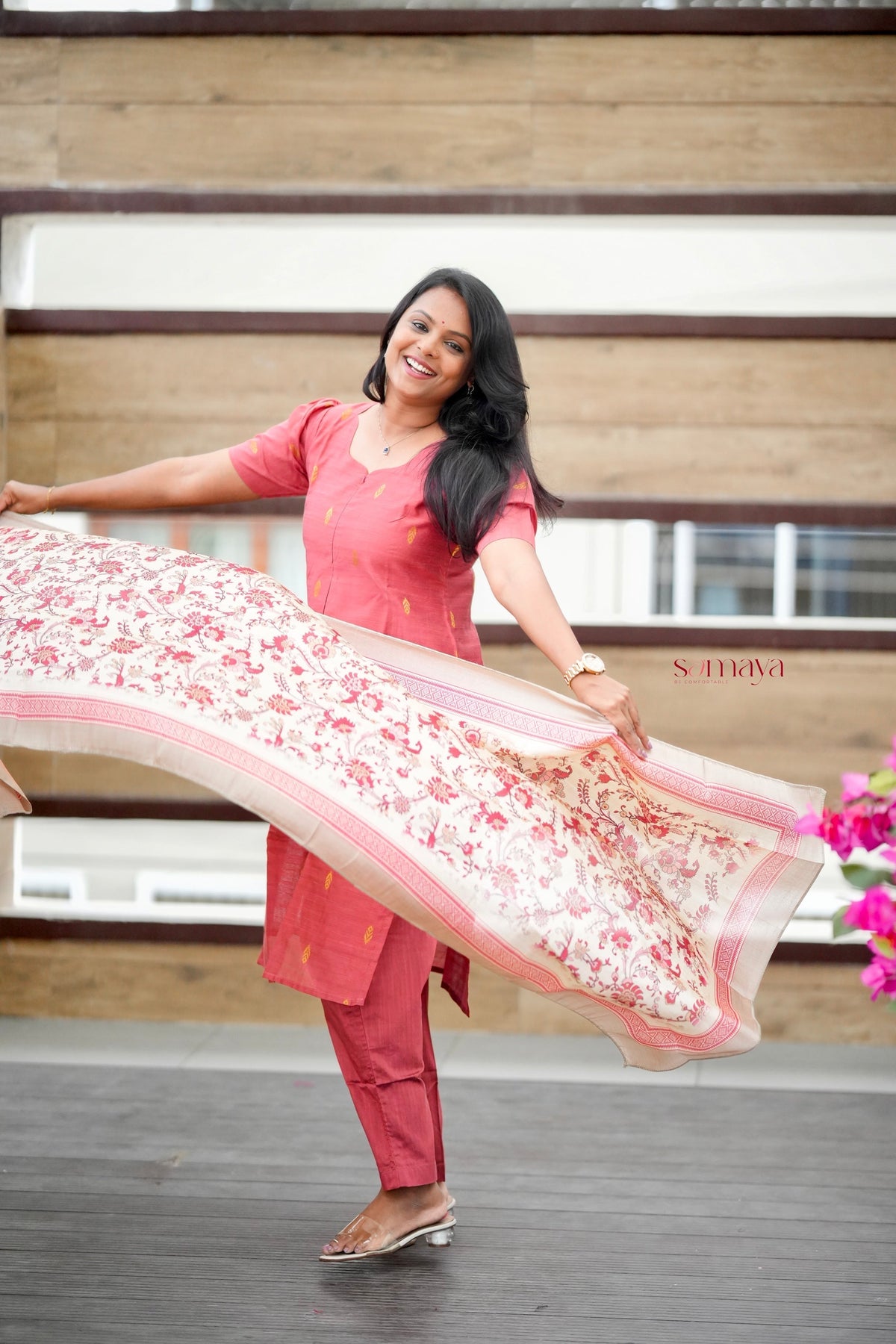 Divya 3 piece raw silk suit set with dupptta set of 3( ready to dispatch)