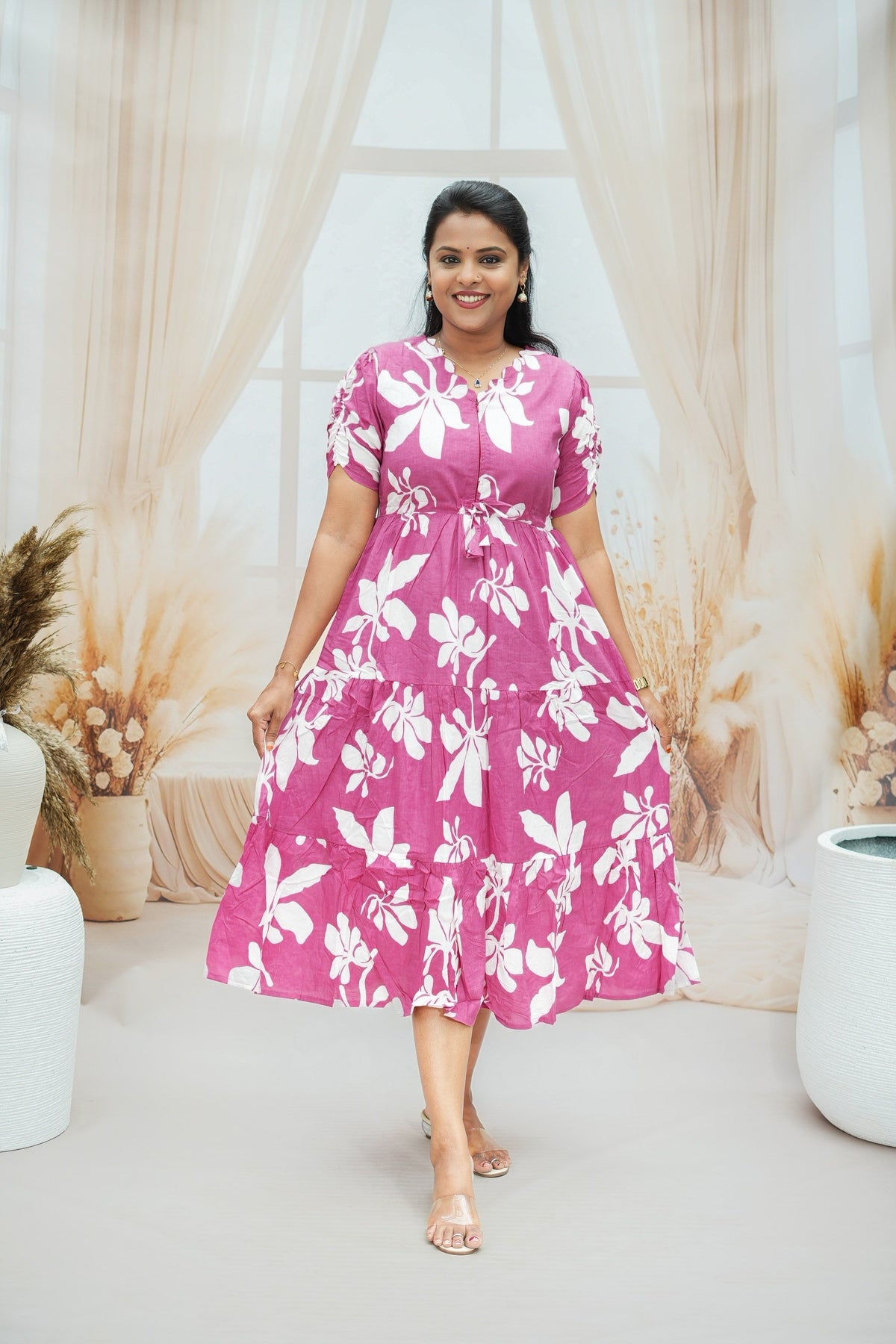 Dusty pink  dress ( PRODUCT OF THE MONTH ) SPECIAL SALE PRICE