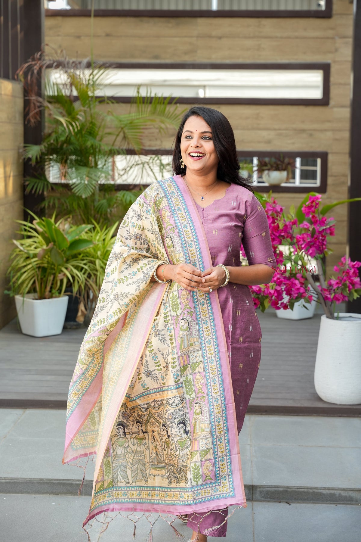 Swathi 3 piece raw silk suit set with Dupatta( pre order )