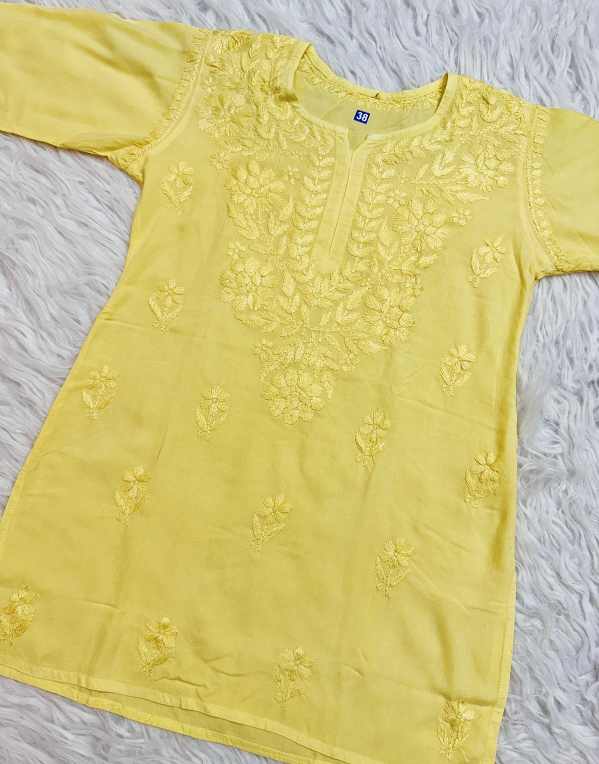 Chaya soft Rayon ombre dyed short kurta
