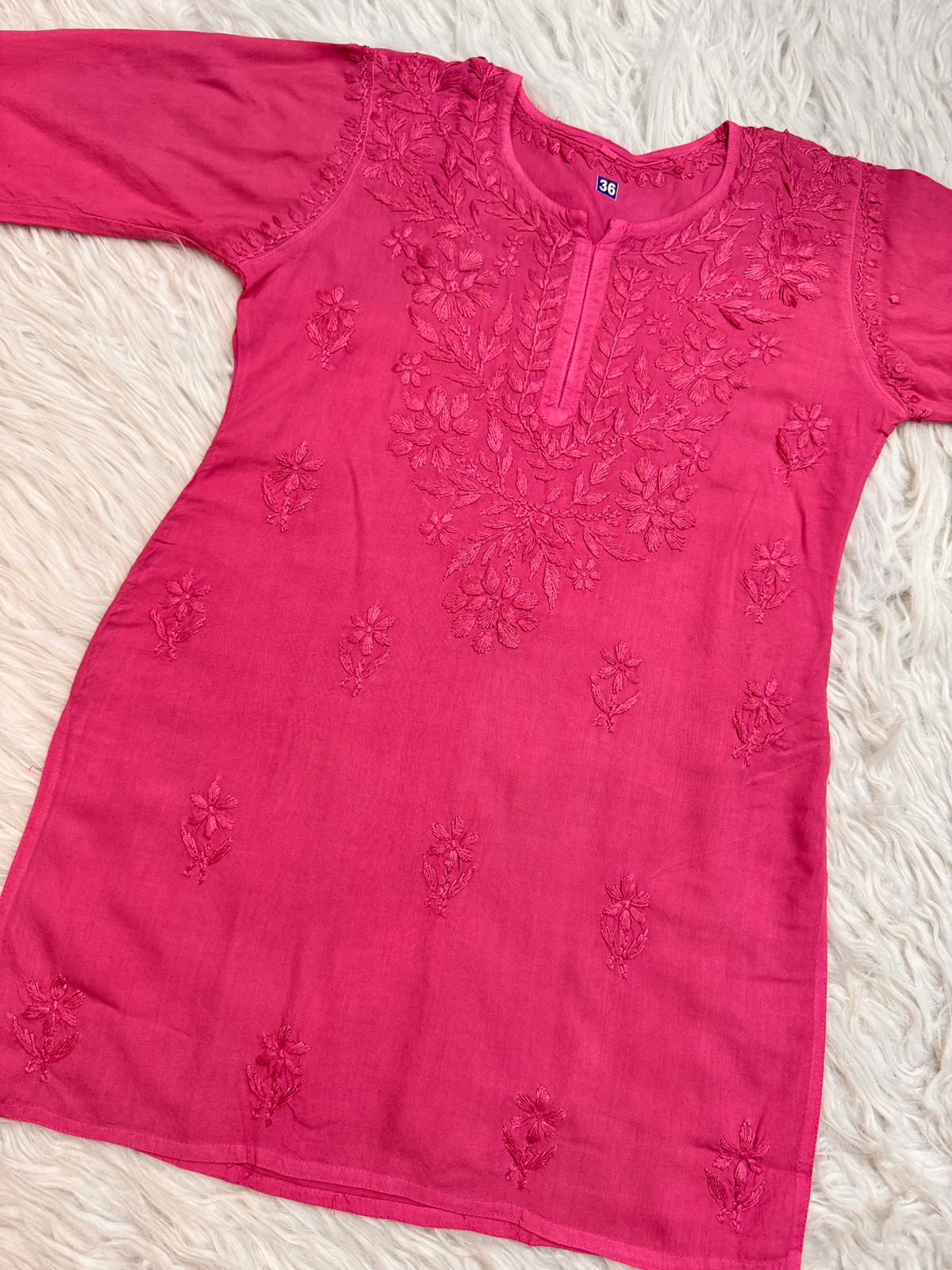 Chaya soft Rayon ombre dyed short kurta