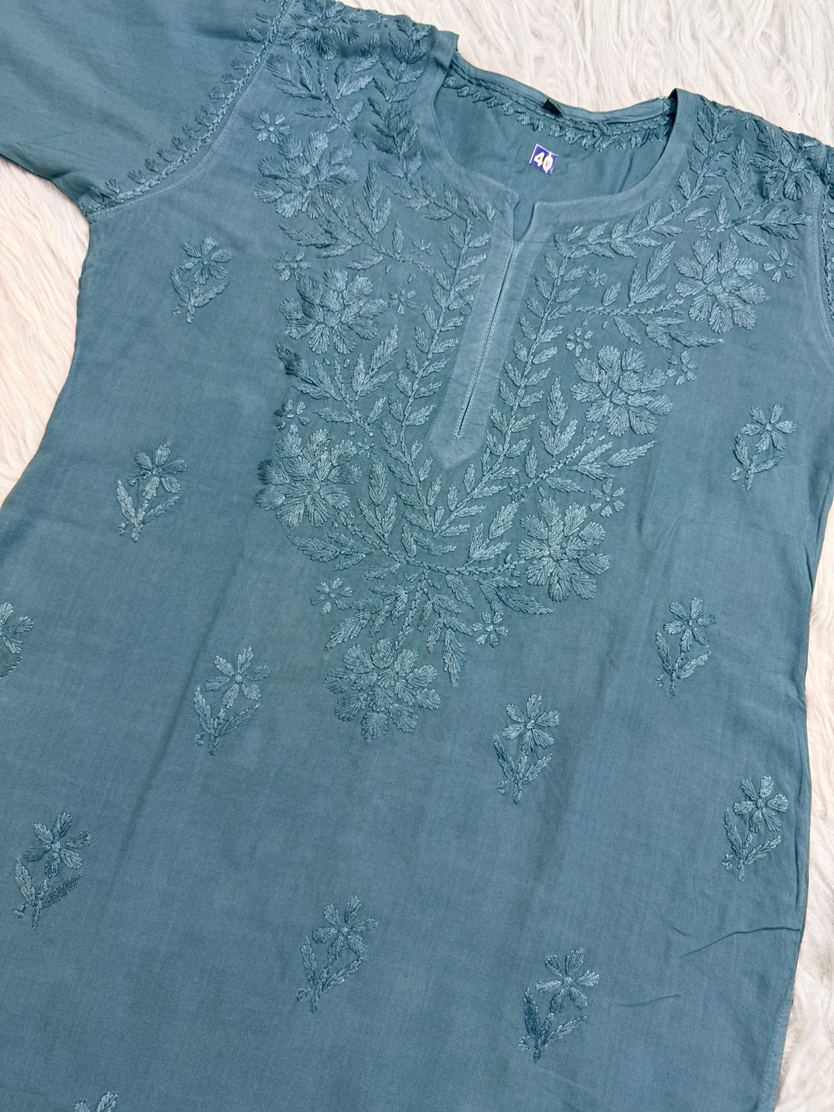 Chaya soft Rayon ombre dyed short kurta